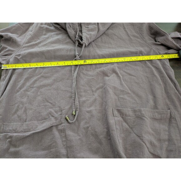 Soft Surroundings Tunic Top Gypsy Gauze Cowl Neck Lagenlook Dusty Purple 1X - Picture 8 of 10